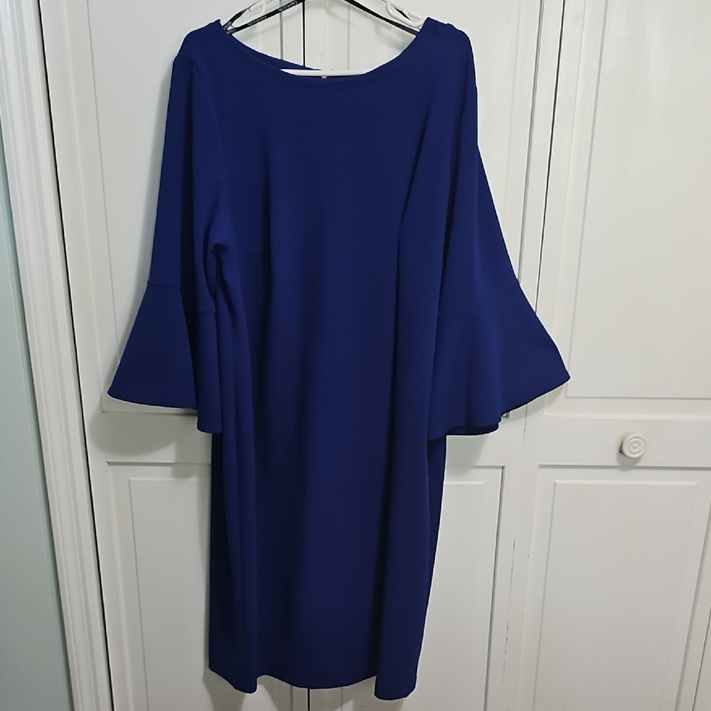 Elegant Blue Women's Dress